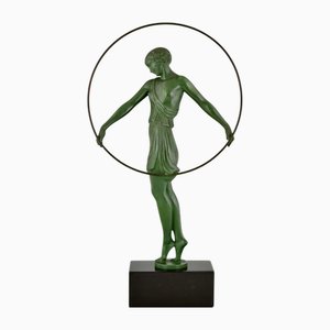 Scultura Art Déco Harmony di Pierre Le Faguays per Max Le Verrier, anni '30
