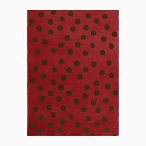 Tapis Licorice Rouge et Marron par Tapis Studio pour Hommés Studio