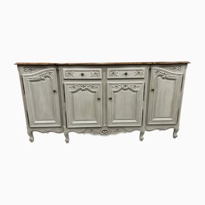 French Oak Breakfront Buffet, Early 20th Century