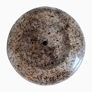 Mid-Century Murano Glass Flush Mount or Wall Lamp attributed to Hillebrand Lighting, 1970s