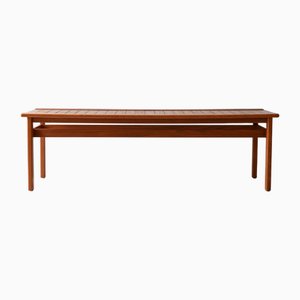 Scandinavian Teak Bench, 1960s
