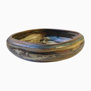 Glazed Stoneware Bowl by Bode Willumsen for Royal Copenhagen, 1940s