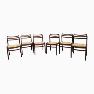Scandinavian Chairs by Niels Otto Moller, Set of 6