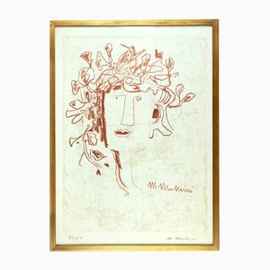 Marcello Mascherini, Faun, Lithograph, Mid-20th Century