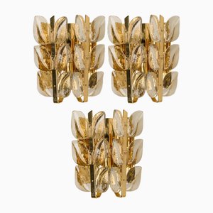 Model Florida Wall Lights by J.T. Kalmar, 1969, Set of 3