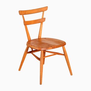 Sedia da bambino Mid-Century a pois blu di Ercol, anni '60