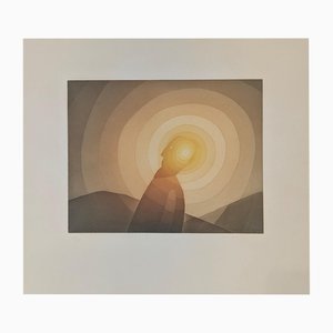 Jean Michel Folon, A Sound, 1982, Etching