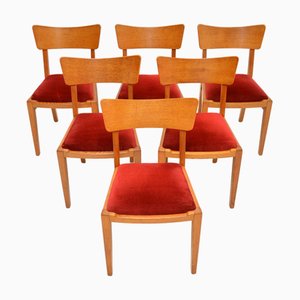 Vintage Oak Dining Chairs from G Plan, 1950, Set of 6
