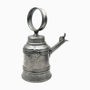 Antique Pewter Bell Jug, Switzerland, 1890s