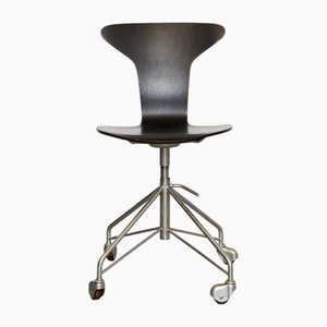 Model 3115 Mosquito Munkegaard School Chair by Arne Jacobsen for Fritz Hansen, 1960s