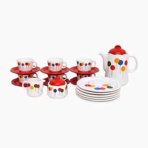 Ballon-Geburtstagsservice von Waechtersbach, 1970er, 23 . Set