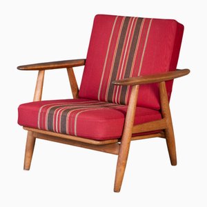 Vintage Danish GE 240 Chair in Oak by Hans J. Wegner for Getama, 1960s