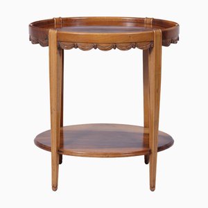 Art Deco French Walnut Side Table, 1925