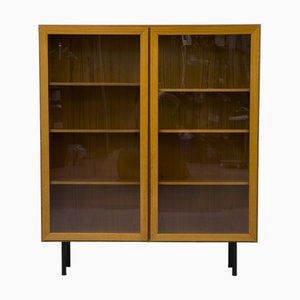 Teak Cabinet with Glass Doors from Omann Jun, 1960s
