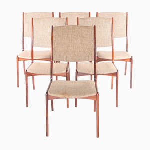 Chaises Vintage en Palissandre, 1970s, Set de 6