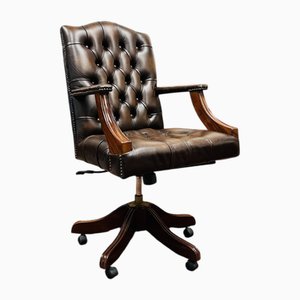 English Chesterfield Desk Chair
