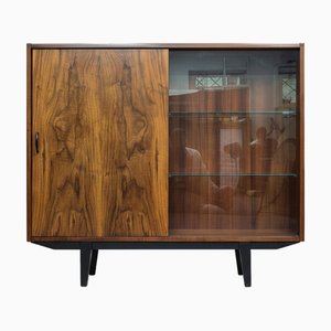 Mid-Century Walnut Violetta Display Cabinet, Poland, 1960s