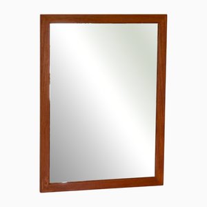 Teak Wall Mirror by Kai Kristiansen for Aksel Kjersgaard, 1950s