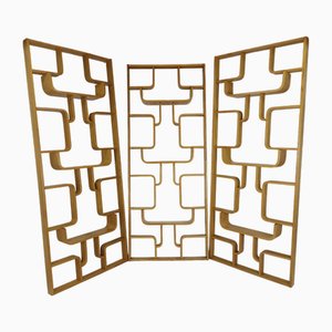 Mid-Century Modern Room Dividers by Ludvik Volak for Drevopodnik Holesov, 1960s, Set of 3