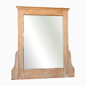 Großer Landhaus-Spiegel mit Holzrahmen