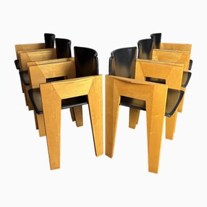 Vintage Dutch Dining Chairs by Arnold Merckx for Arco, 1980s, Set of 6