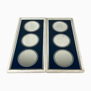 Spiegel der Egizia Serie von Ettore Sottsass, 1980er, 2er Set