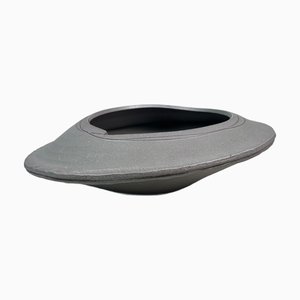 Large Studio Pottery Ceramic Ikebana Bowl, Japan, 1970s