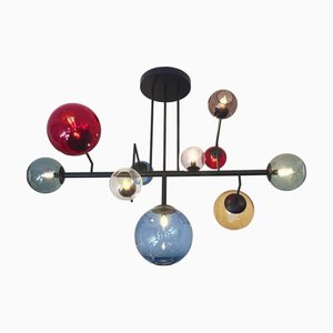 Multicolor Spheres Sputnik Kronleuchter aus Muranoglas von Simoeng