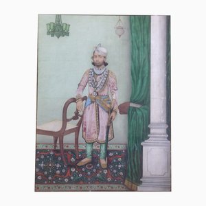 Indian Artist, Portrait, 1800s, Watercolor