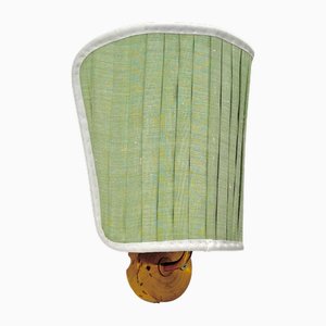 Wandlampe 2143 aus Messing & Seide von Josef Frank für Svenskt Tenn, Schweden, 1940er