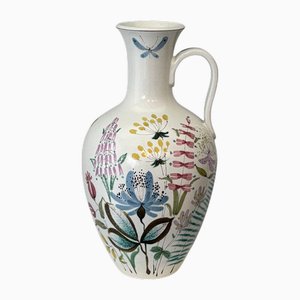 Vaso grande Faience di Stig Lindberg per Gustavsberg, Svezia, anni '40