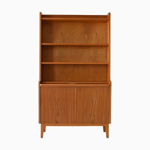 Vintage Scandinavian Bookcase in Light Elm, 1950s