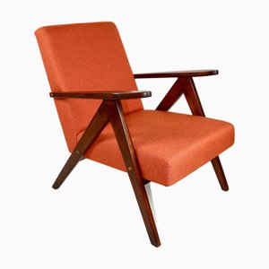 Vintage VAR B-310 Armchair in Orange-Brown Structural Fabric