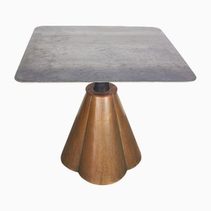 Tavolo in metallo di Burchiellaro Lorenzo, anni '80