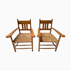 Set of Art Nouveau Brabant Chairs by Willem Penaat, 1900s