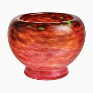 Art Deco Glass Vase by Charles Schneider, 1920s