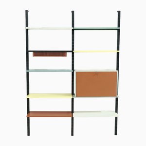 Estantería de pared modular de Coen de Vries para Devo, años 50