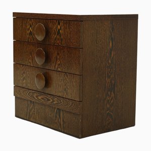 Vintage Wengé Drawer Cabinet, 1960s