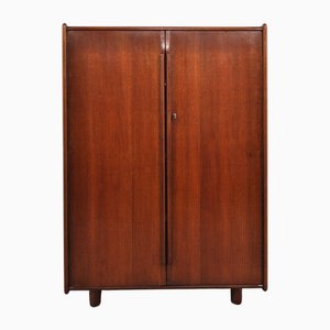 Vintage Oak Cabinet with Drawers, 1930s