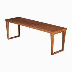 Panca da ingresso in quercia di Aksel Kjersgaard, Danimarca, anni '60