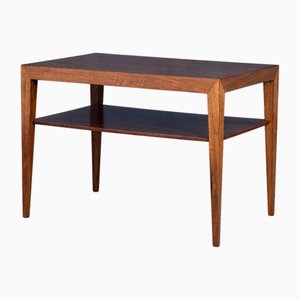 Tavolino in palissandro di Severin Hansen per Haslev Møbelfabrik, anni '50