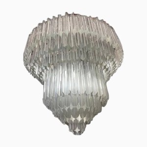 Murano Glass Chandelier with Quadriedro by Simoeng