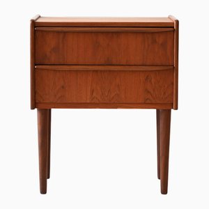 Vintage Danish Teak Bedside Table, 1960s