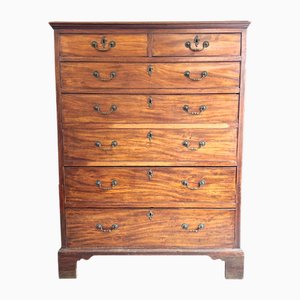 Große englische George III Kommode aus Holz