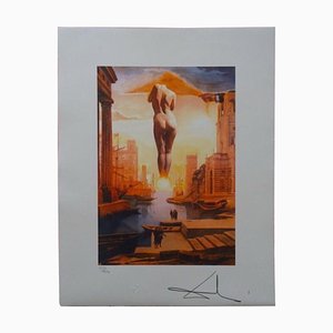 Salvador Dali, Composition, Color Lithograph, 2000