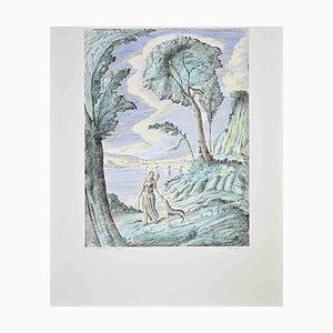 Vincenzo Maugeri, Diana Goddess, Print, 1990s