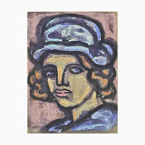 Antonio Santacroce, Portrait, Watercolor, 1983