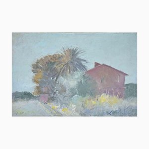 Sigfrido Oliva, Cottage, Oil on Canvas, 1980s