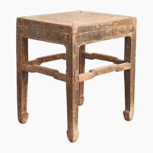 Vintage Rustic Bedside Table, 1920s