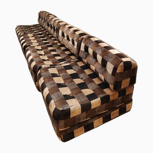 Konvertierbares vierteiliges modulares Vintage Sofa, 1970er, 4er Set
